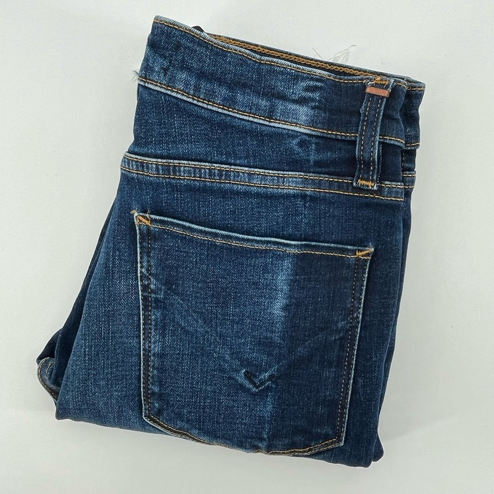 Hudson Women's Jeans Size 25 Blue Medium Wash  Barbara Super Skinny  2 Toned